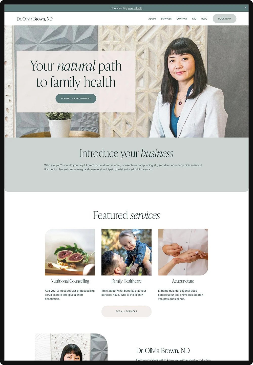 Ginseng Squarespace Template