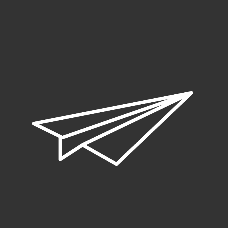 paper airplane icon