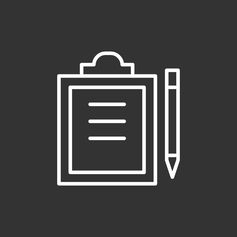 clipboard and pencil icon