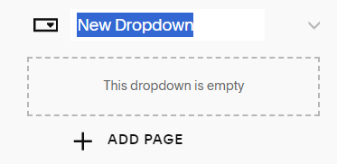 add dropdown folder to navigation