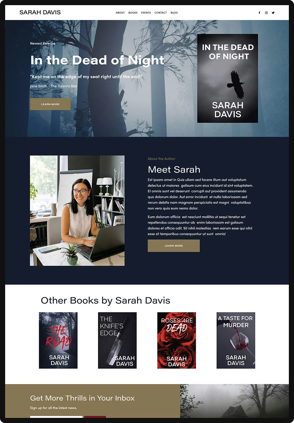 Tamarack Squarespace Template