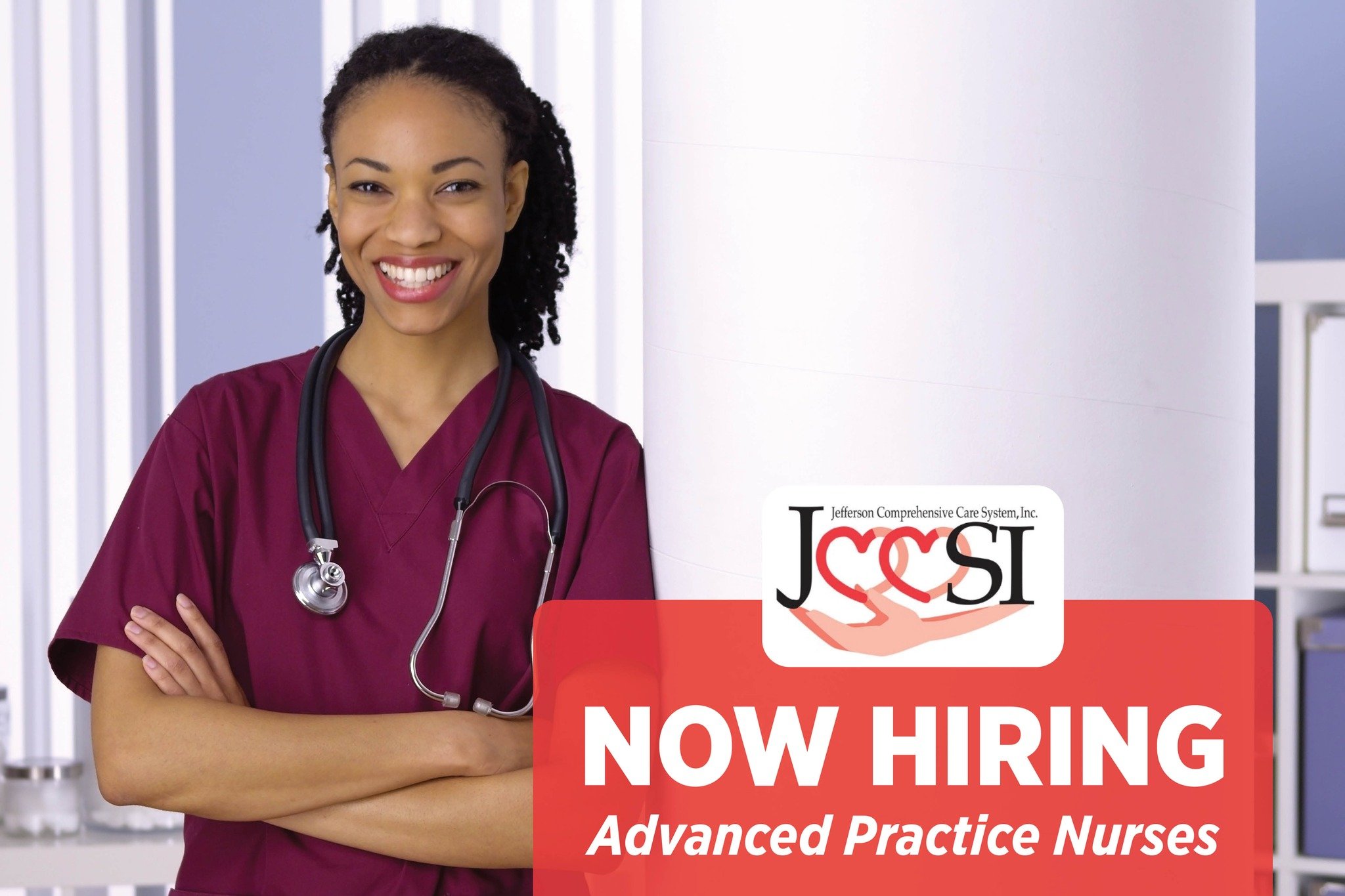 We're looking for an APRN to join our team in Little Rock, Redfield and College Station. This full-time position provides primary health care services to children and adults. Learn more and apply at https://www.jccsi.org/employment.