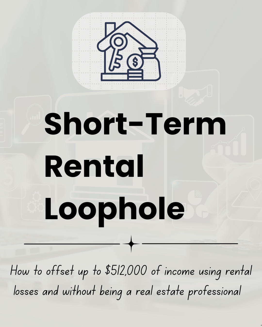 An information card which says "Short-Term Rental Loophole"