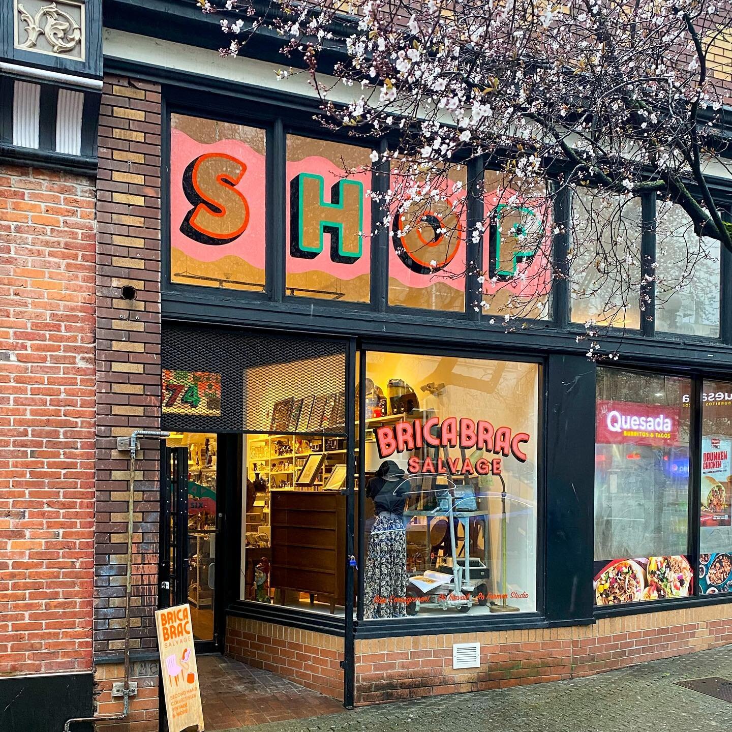 We&rsquo;d like to welcome @bricabracsalvage to their new location at Adelphi Block (Yates Street storefront)! Pop in and find some treasures next time you&rsquo;re downtown!