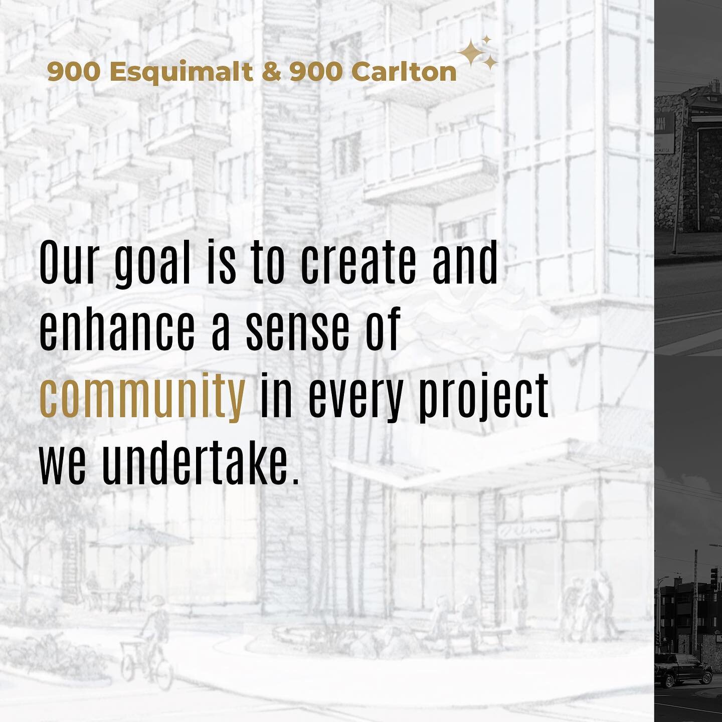 In advance of a formal application, we&rsquo;re thrilled to share our vision for the revitalization of the neighbouring properties at 900 Carlton Terrace and 900 Esquimalt Road. We see a remarkable opportunity at this high-profile location to enhance