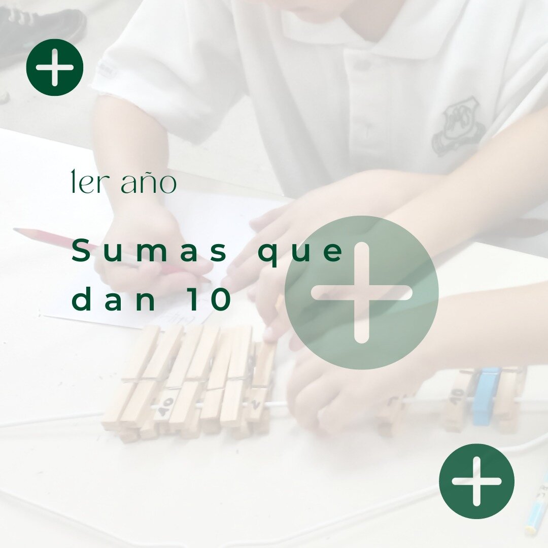 Trabajamos con una percha y 10 broches.

1&ordm; a&ntilde;o A
Sumas que dan 10. 

Agrupamos los broches de distintas maneras descubriendo las sumas que dan 10. 
De a dos escrib&iacute;an los c&aacute;lculos en una hoja.
Luego lo compartimos oralmente