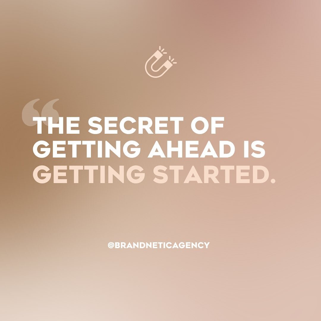 It may seem scary now, but imagine what a year, month, or even a few weeks will look like if you just took that first step. Success is waiting on the other side of the door. Just open it! 😌

#branddesign #branddesignagency #orlandoflorida