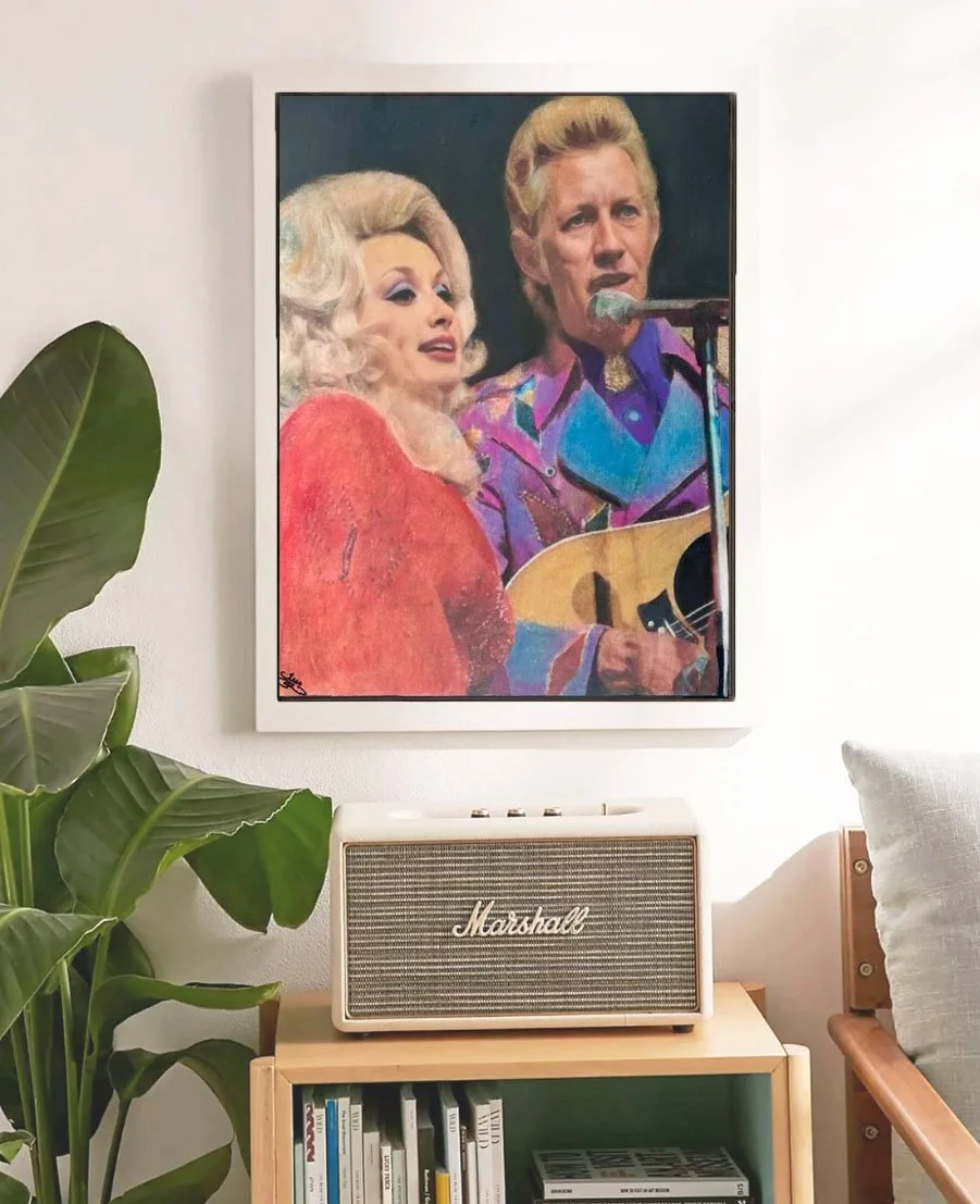 Dolly and Porter Art Print 11x14"