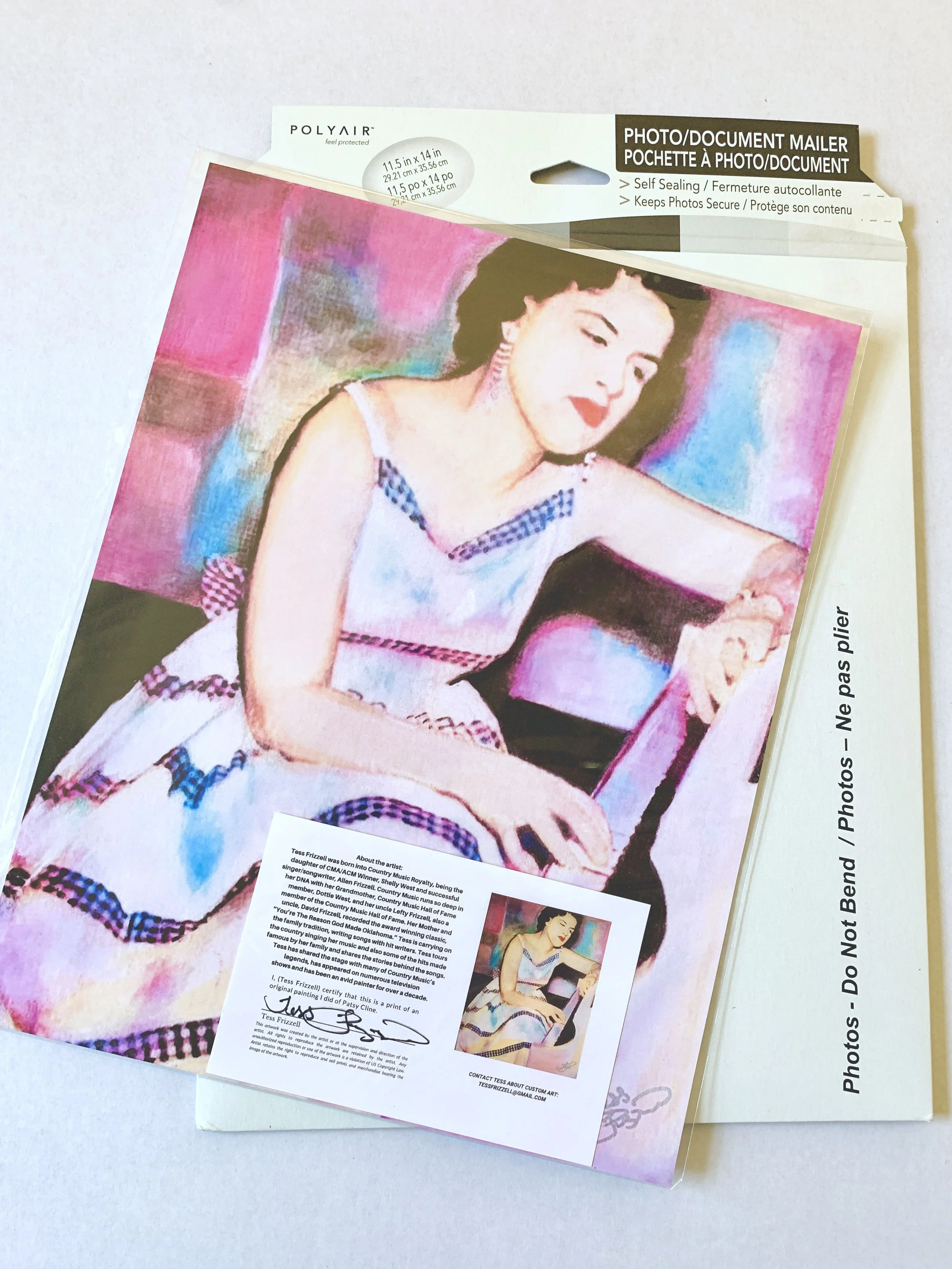 Patsy Cline at Piano Art Print 11x14