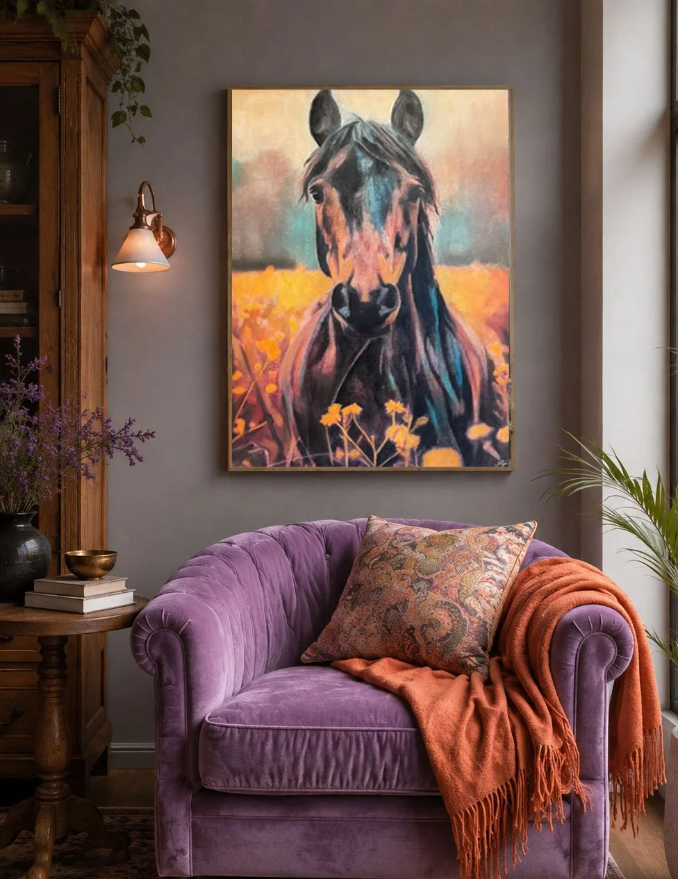 SOLD Original Painting "Wild Horses" 24x36"