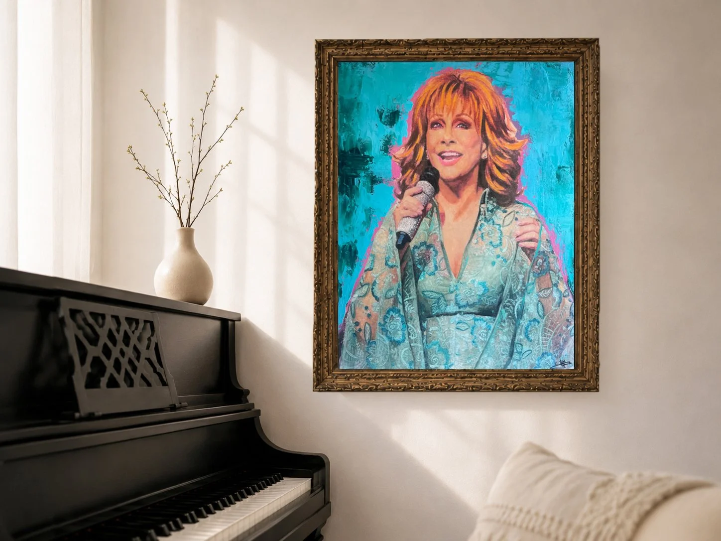 SOLD Original Painting "Fancy" Reba 20x24"