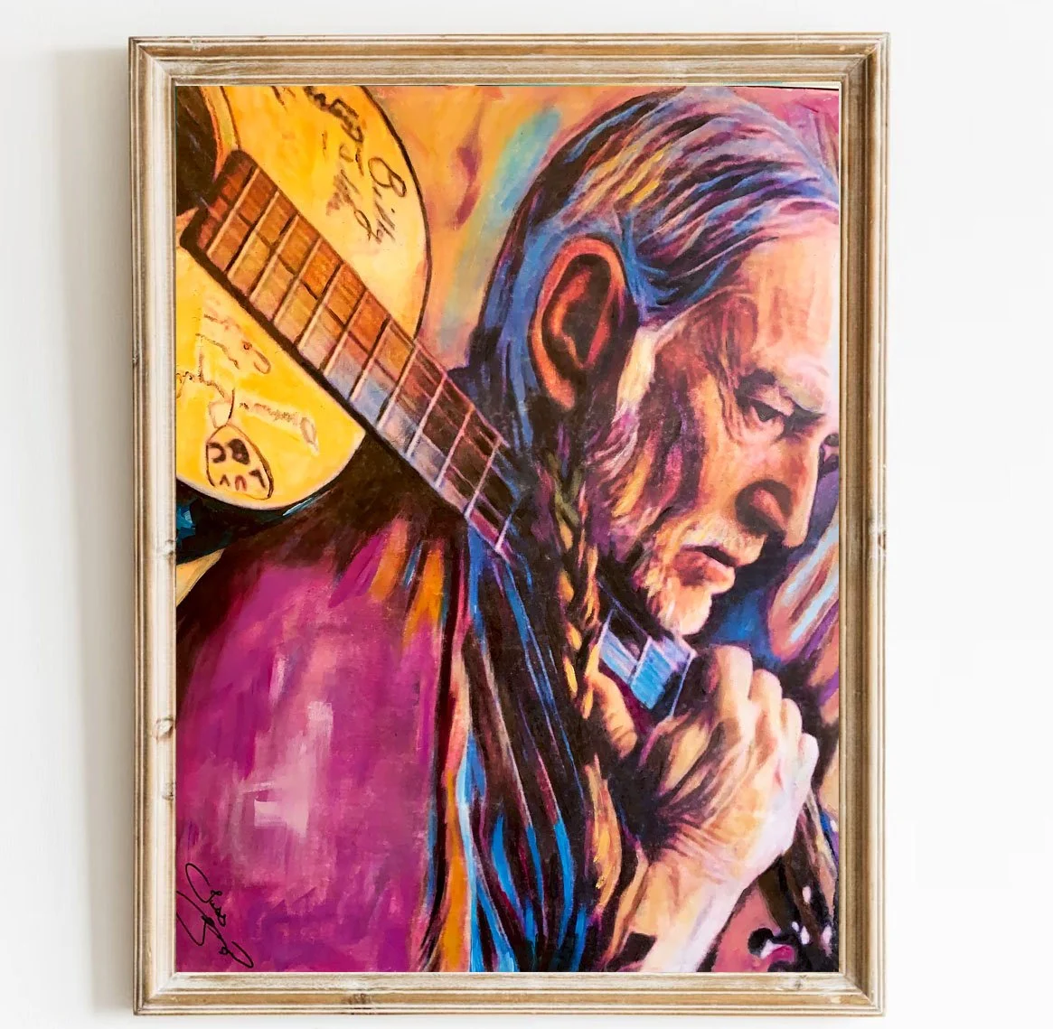 Willie Nelson Art Print 11x14"
