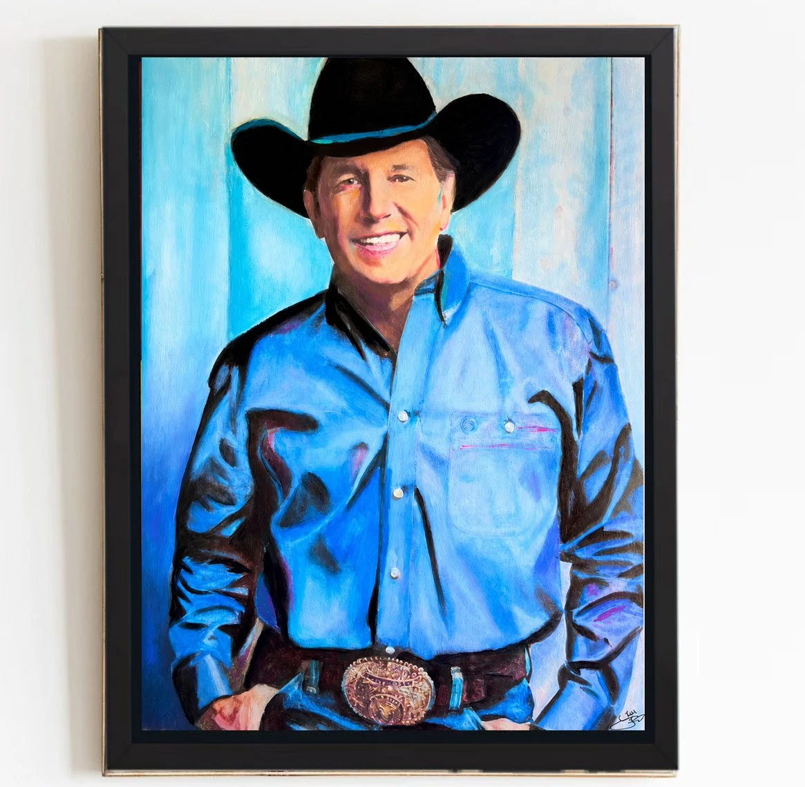 george strait art print .jpg
