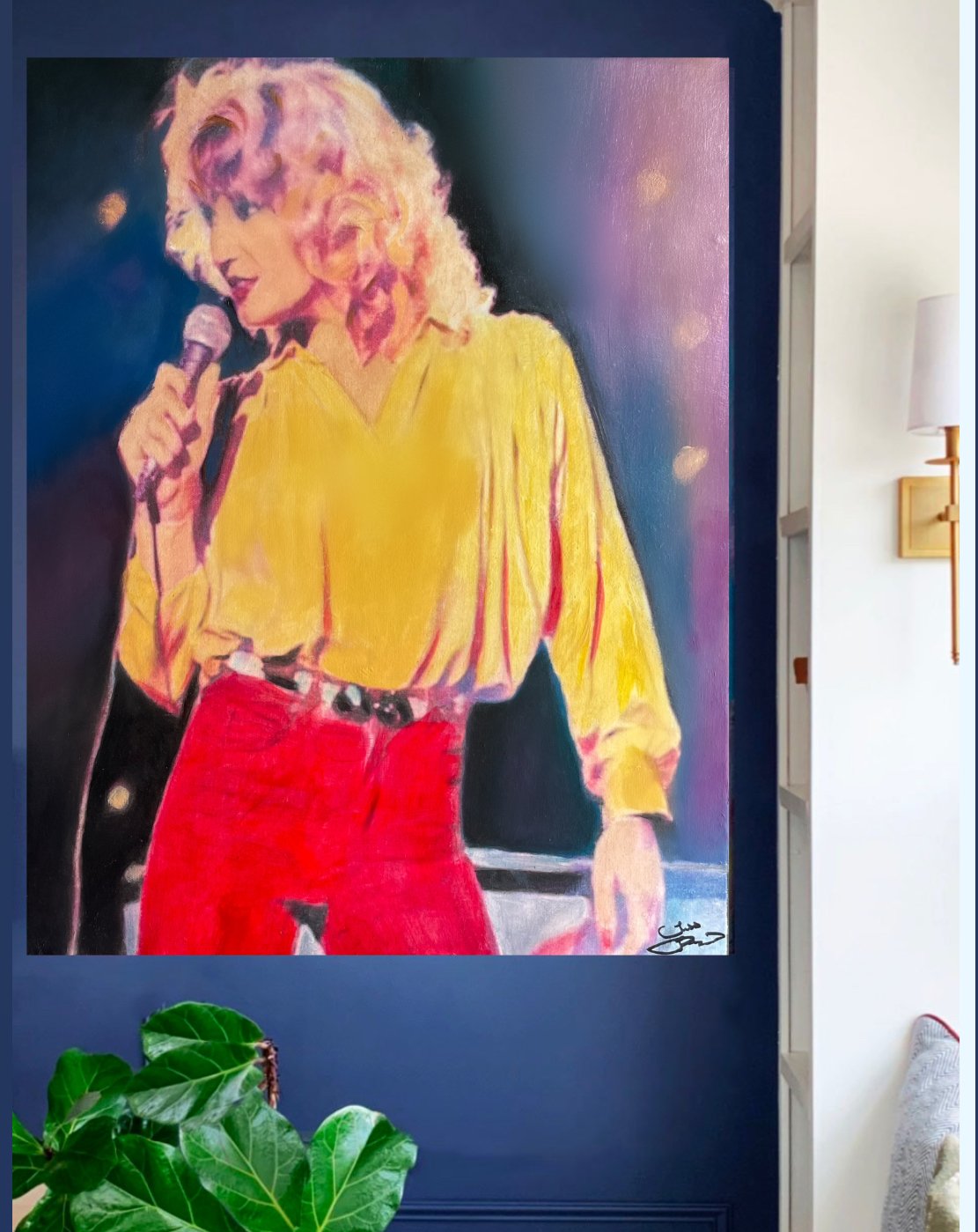SOLD Original Painting Tanya Tucker 16x20"