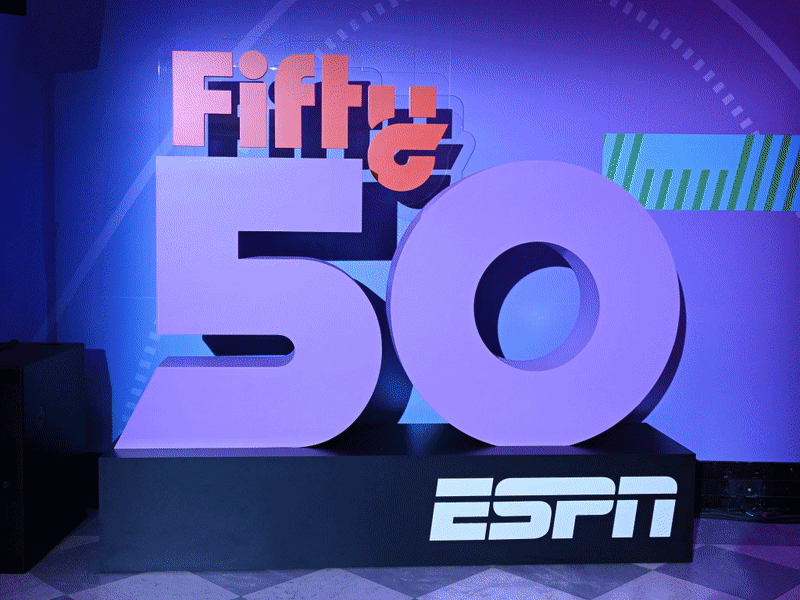 ESPN  50th Anniversary "Fifty/50"