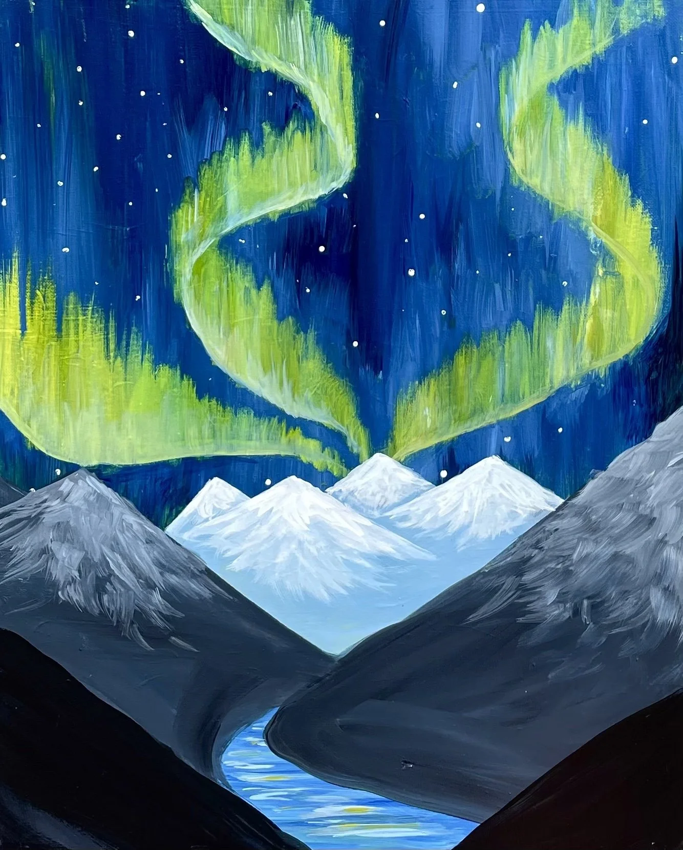 Mountaintop Aurora