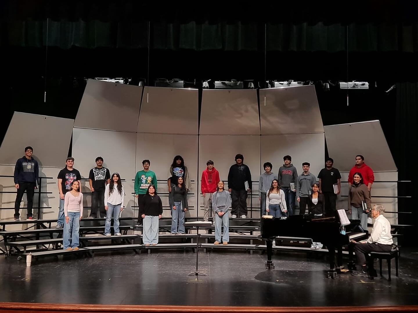 Meet the ENHS Choir 👋🏼

Excellence is the defining characteristic of the Edinburg North Choir Department, a legacy started by the late David B. Custer who established the program when the school opened back in 1991. Under the leadership of director