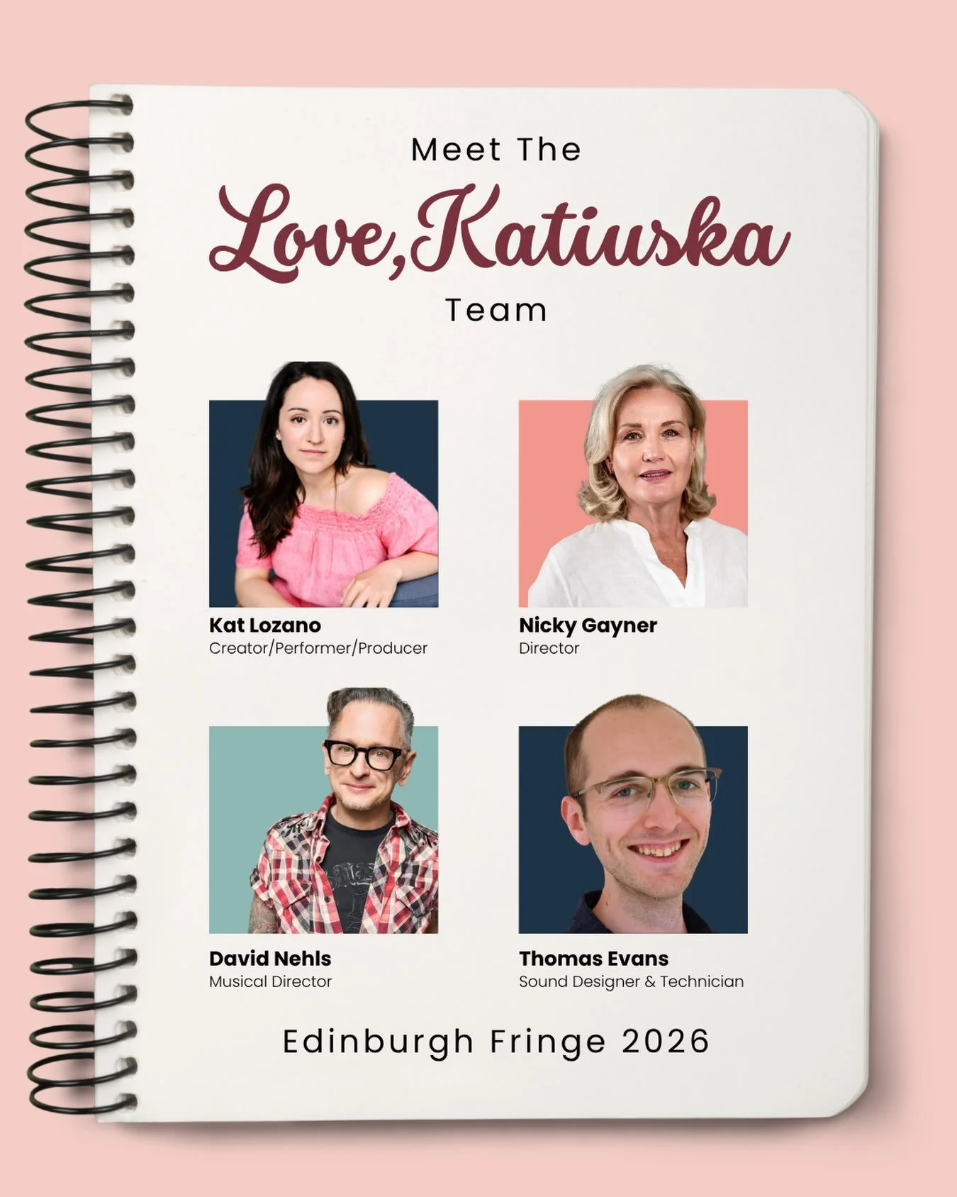 Pinch me I actually get to work with this phenomenally talented group of humans!! 

Nicky brings all the vision and heart. 💖
David brings the extra touch of genius and musical magic.✨
Thomas brings the light and joy. ⭐️
And I get to be a part of all