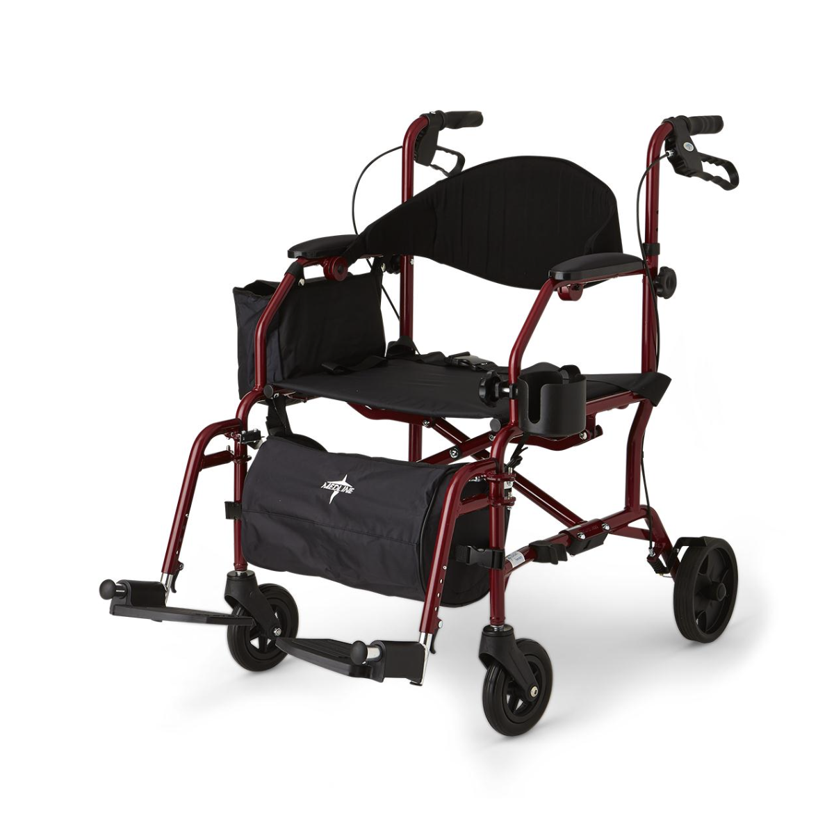 Transport Chair and Rollator Hybrid