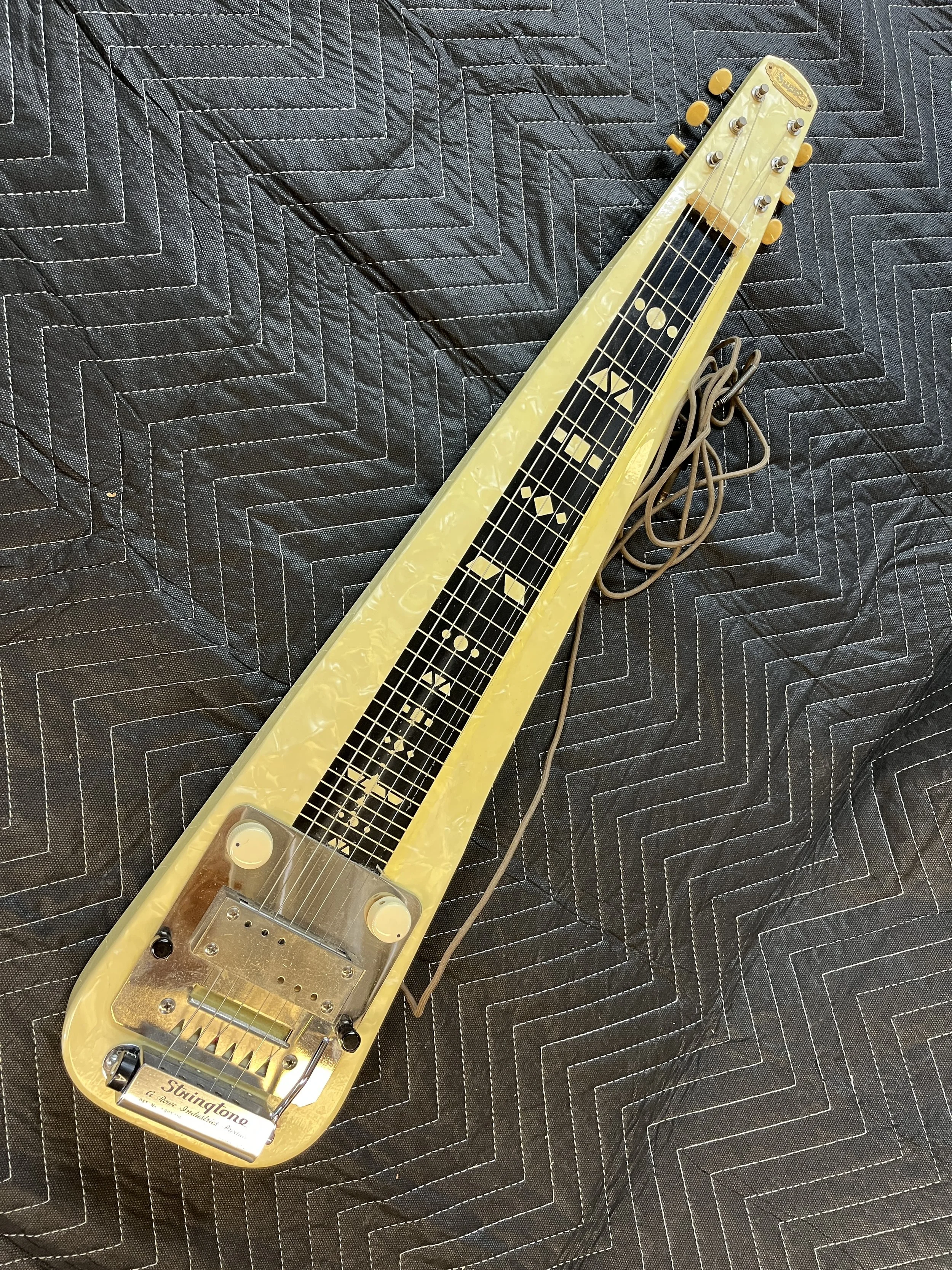 Supro Comet Lapsteel 1950s w/Rowe Stringtone - Pearloid