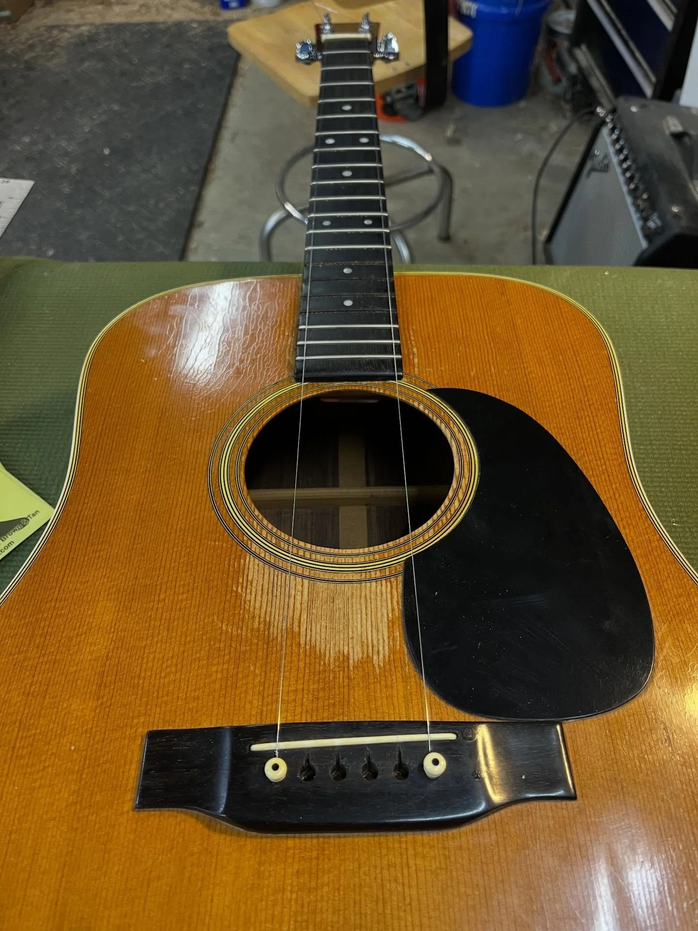 Making sure the reset is aligned properly.