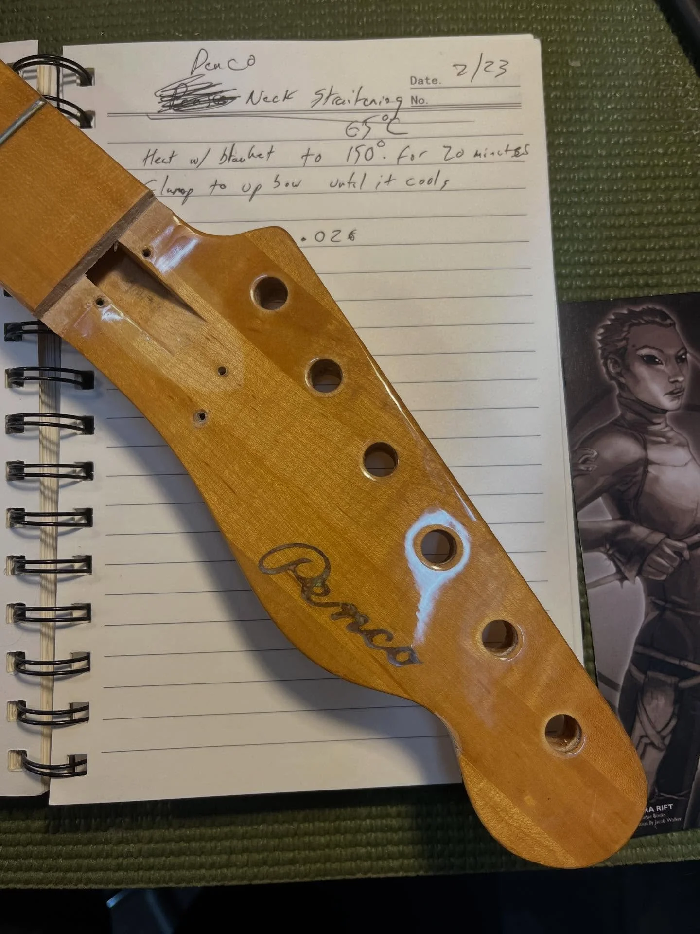 Another personal project. 70s Penco MiJ Telecaster refurb.