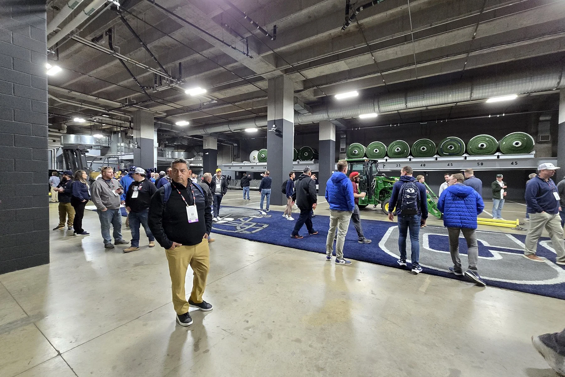 Cowboys synthetic turf storage