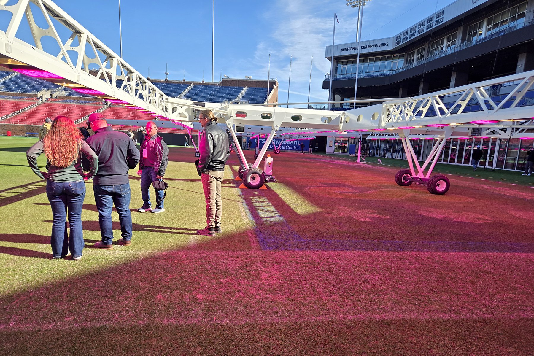SMU Gerald Ford Stadium supplemental lighting