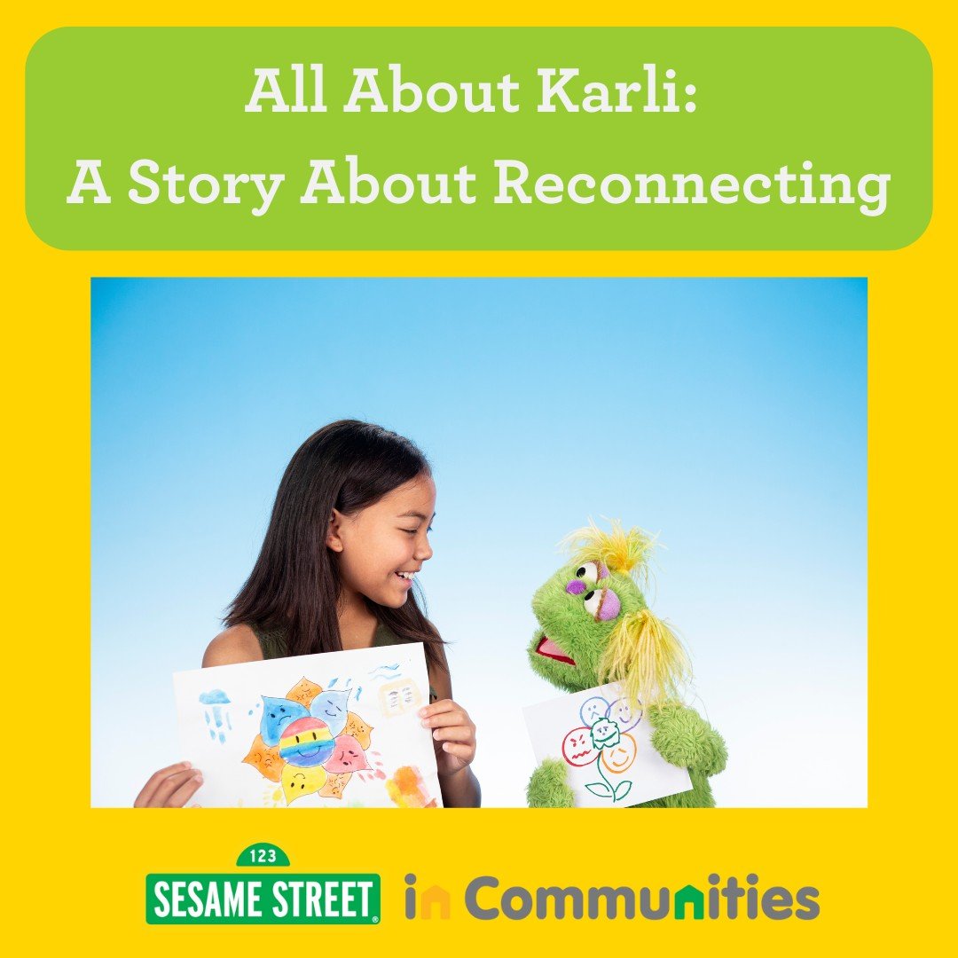 📚 All About Karli: A Story About Reconnecting 📚

After a period of separation due to substance use treatment, @SesameStreetinCommunities new storybook shows the process of reconnecting between a parent and child, highlighting the importance of trus