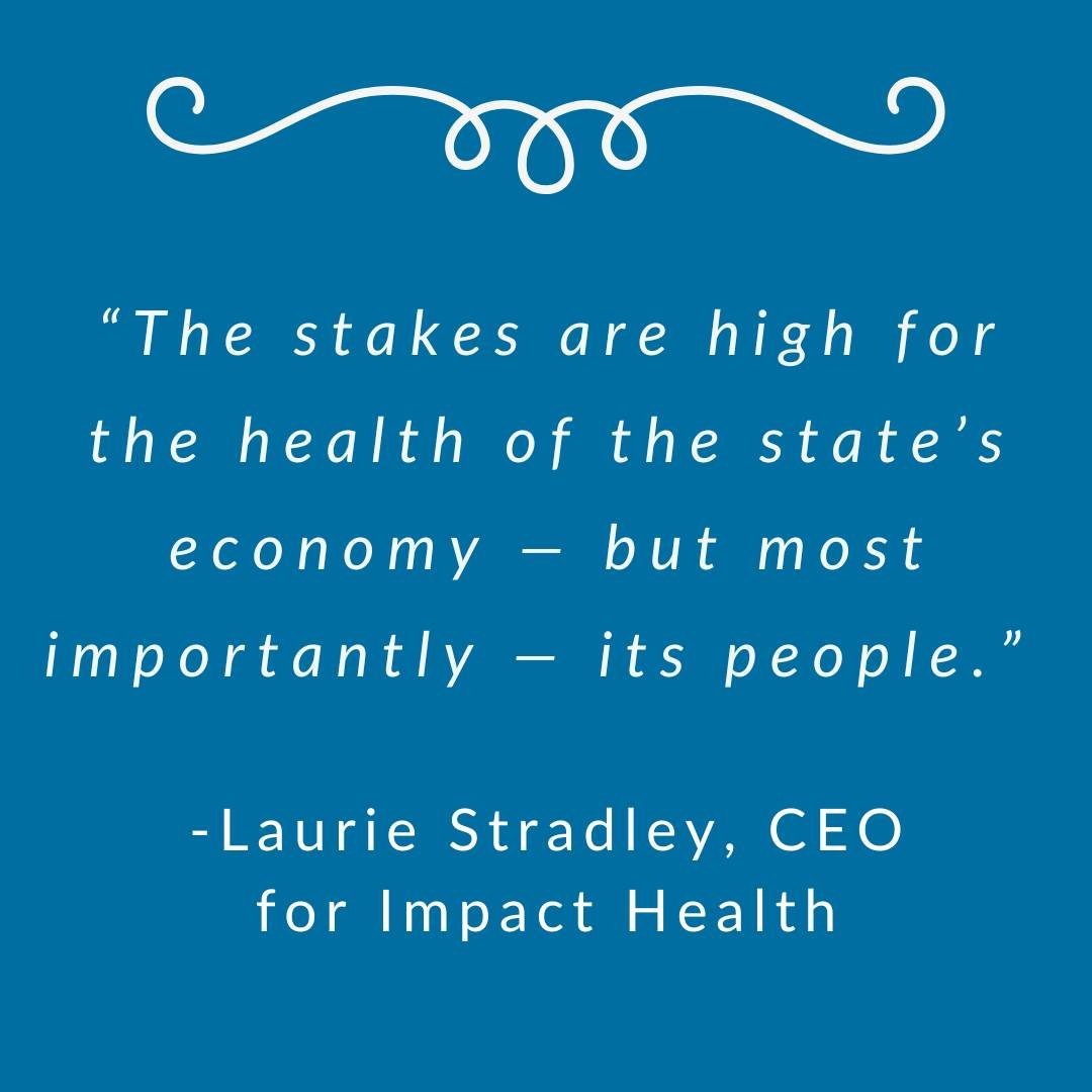 &ldquo;The stakes are high for the health of the state&rsquo;s economy &mdash; but most importantly &mdash; its people.&rdquo; -Laurie Stradley, CEO for Impact Health

For the past 3 years, Healthy Opportunity Pilot (HOP) has helped Medicaid members 