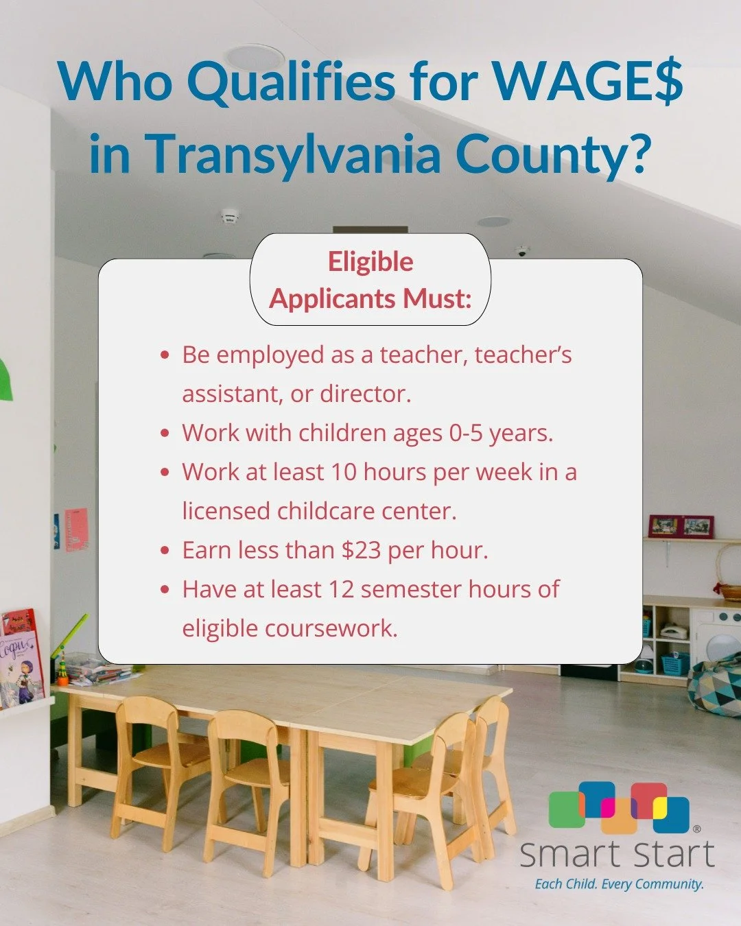 Do you work at least 10 hours a week at a licensed child care program serving children ages 0-5? If so, you may qualify for WAGE$ education-based salary supplements. Head here http://bit.ly/3mwa73D or to the link in our bio to find out if you qualify