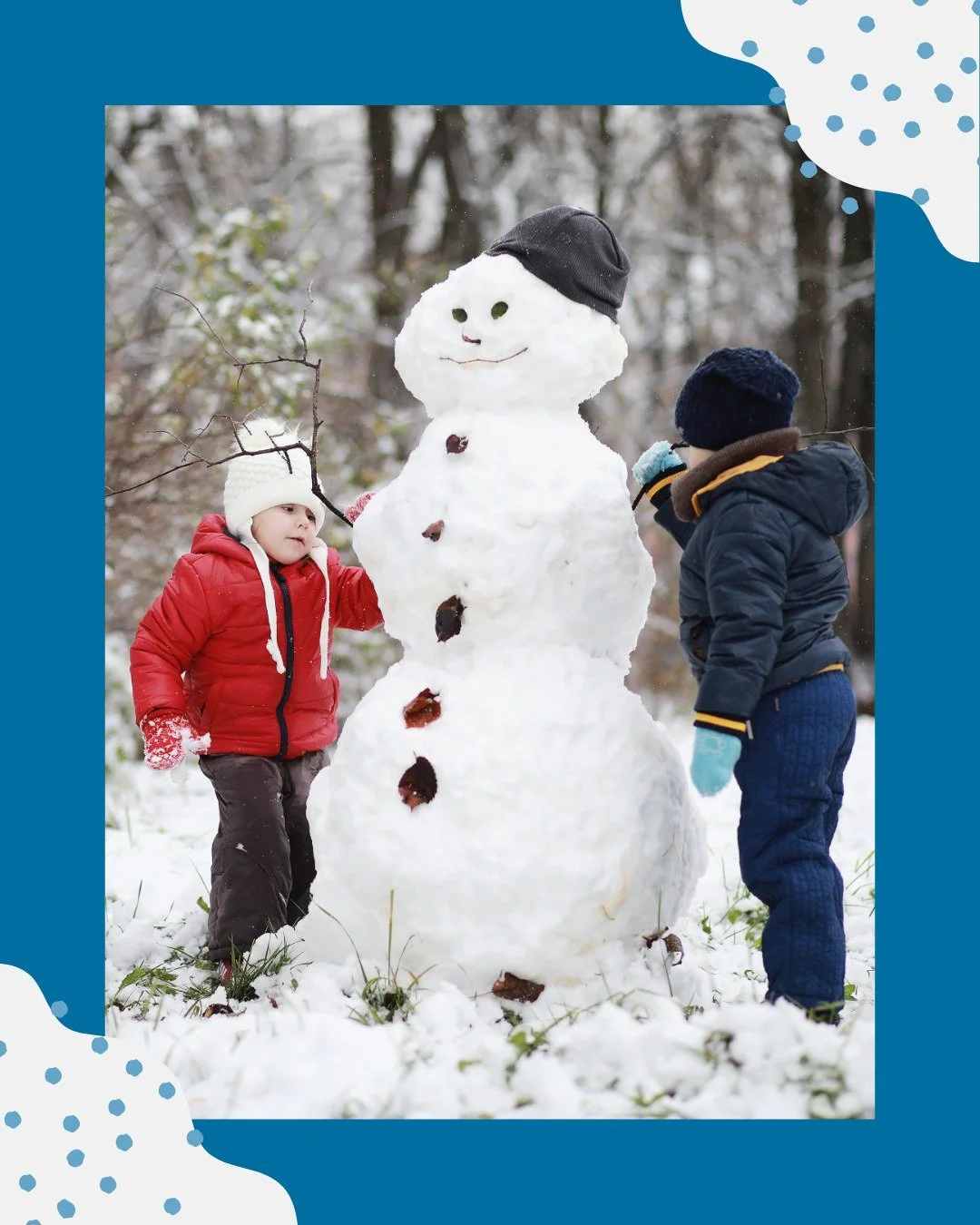 December is here and winter weather is on its way! 

Even as the days are getting colder and shorter, there are still plenty of ways that children and their families can get outside together to move their bodies, take in the fresh air, and appreciate