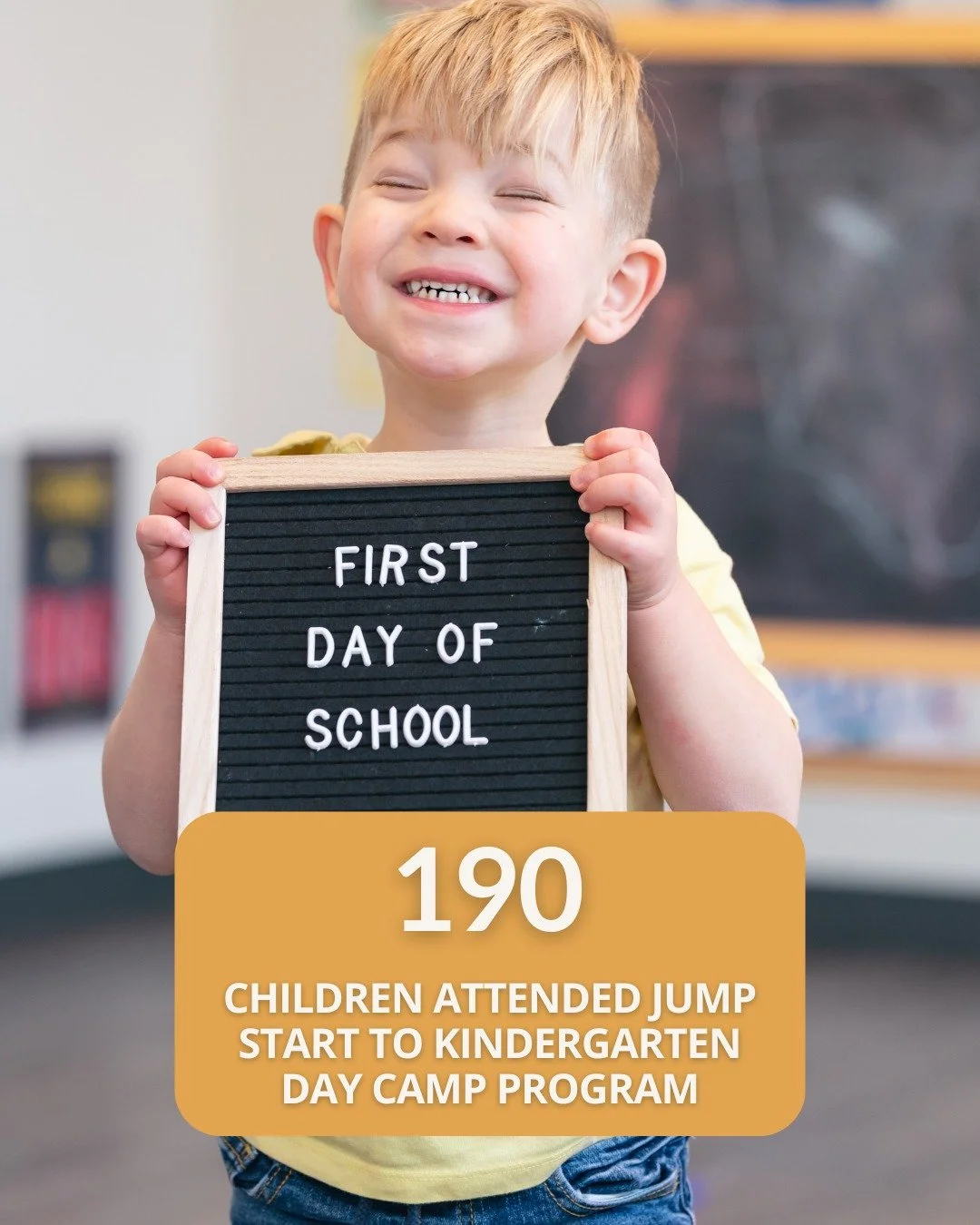 SSTC funds Jump Start to Kindergarten, an annual day camp program in all 5 local
elementary schools, where rising kindergartners meet school staff and students! This summer, 190 children attended Jump Start! 

Check out our 2025 Impact Report for inf