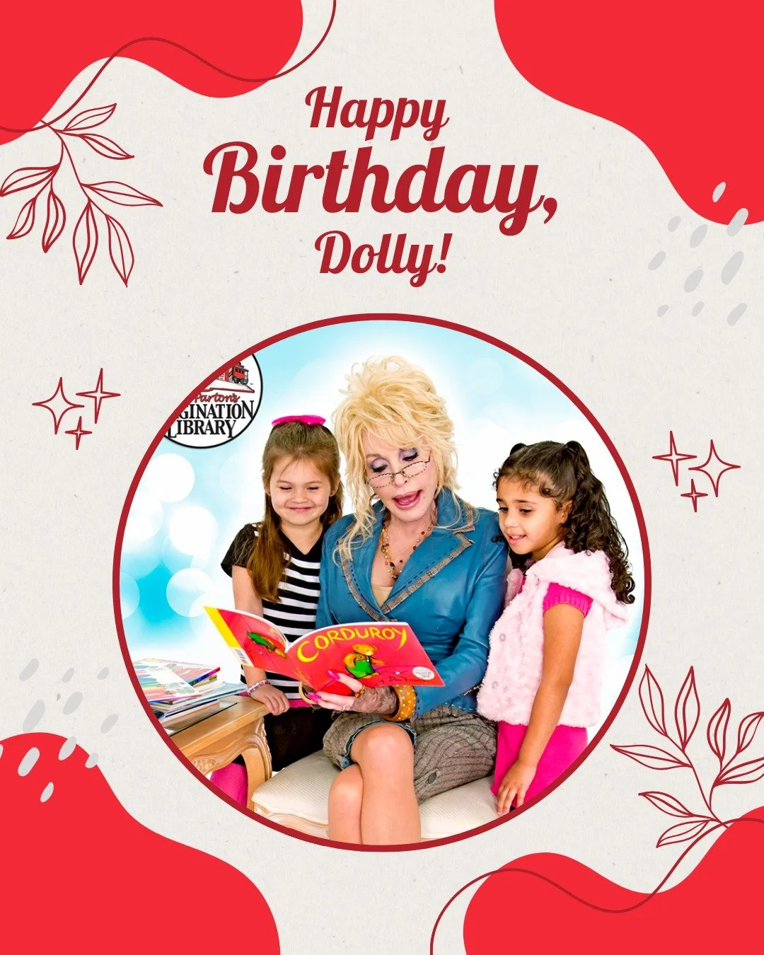 Happy 80th Birthday Dolly! 🩷

Thank you for being a global champion for education and supporting the literacy of millions of young children!

#dollypartonsimaginationlibrary #dpil #earlyliteracy