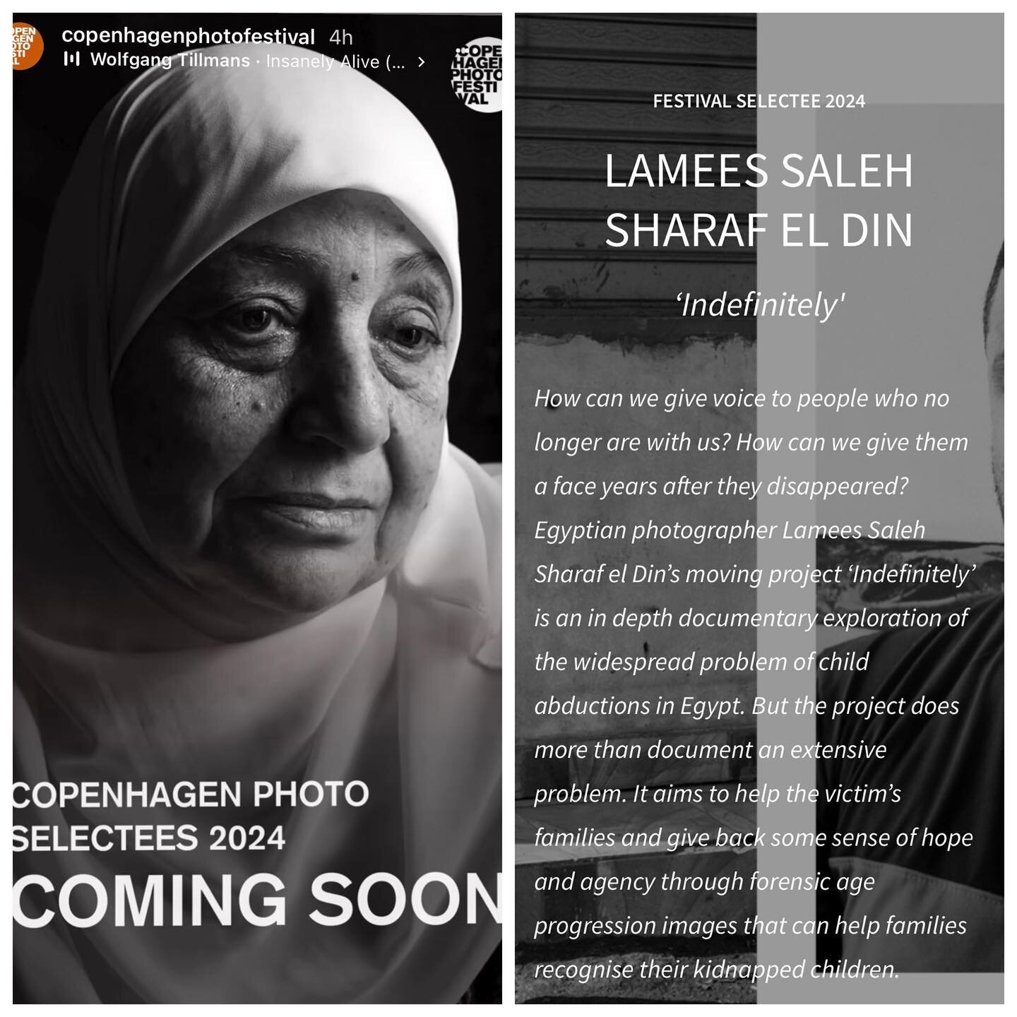 I'm incredibly excited to be selected to be part of @copenhagenphotofestival 2024 with my ongoing long-term project Indefinitely, along with incredible photographers from all around the world. Copenhagen Photo Festival is the largest photo festival i