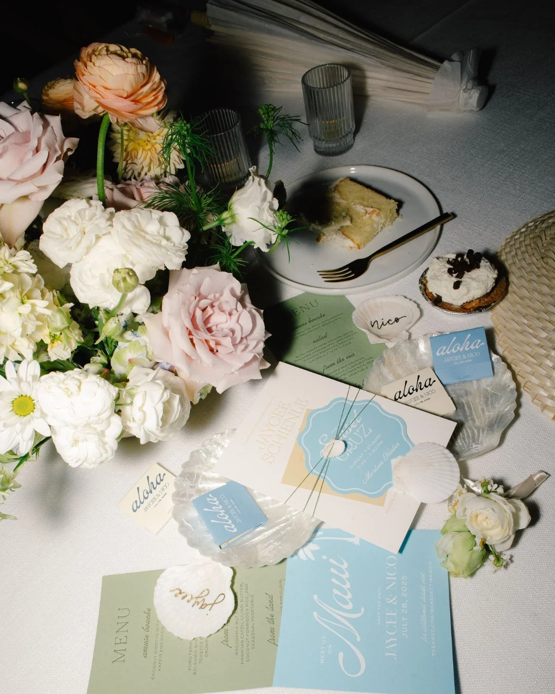 ⁠Cake, bubbles, and getting ready to dance the night away 🥂⁠
⁠
Planning: @opihilove⁠
Photography: @dmitriandsandra⁠
Content Creator: @mauisocialmedia_bts⁠
HMU: @ameliahairandmakeup @lokahicollective⁠
Flowers: @bellabloommaui⁠
Bar Service: @maui.bars