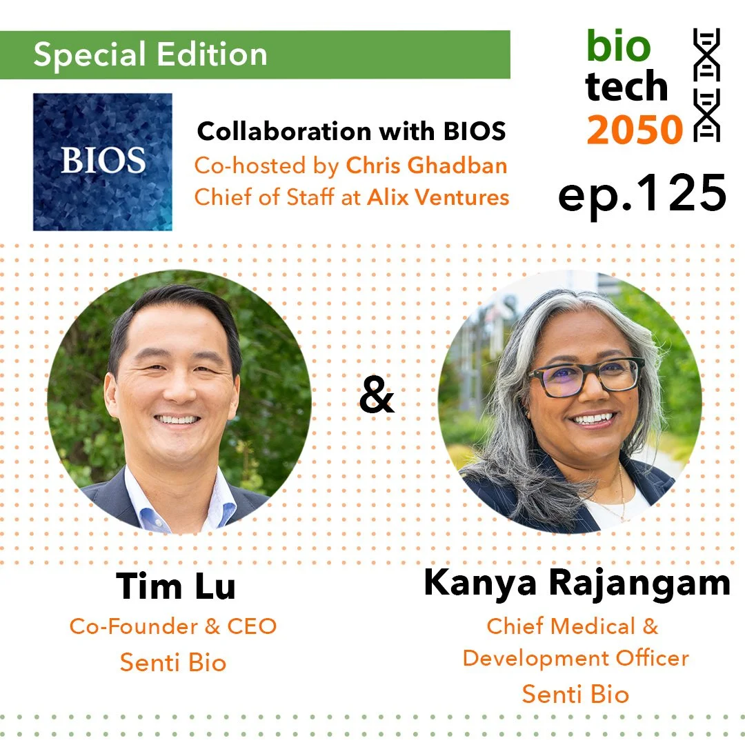 Gene Circuits for Smarter Medicine, Tim Lu, Co-Founder &amp; CEO, &amp; Kanya Rajangam, CMDO, Senti Bio