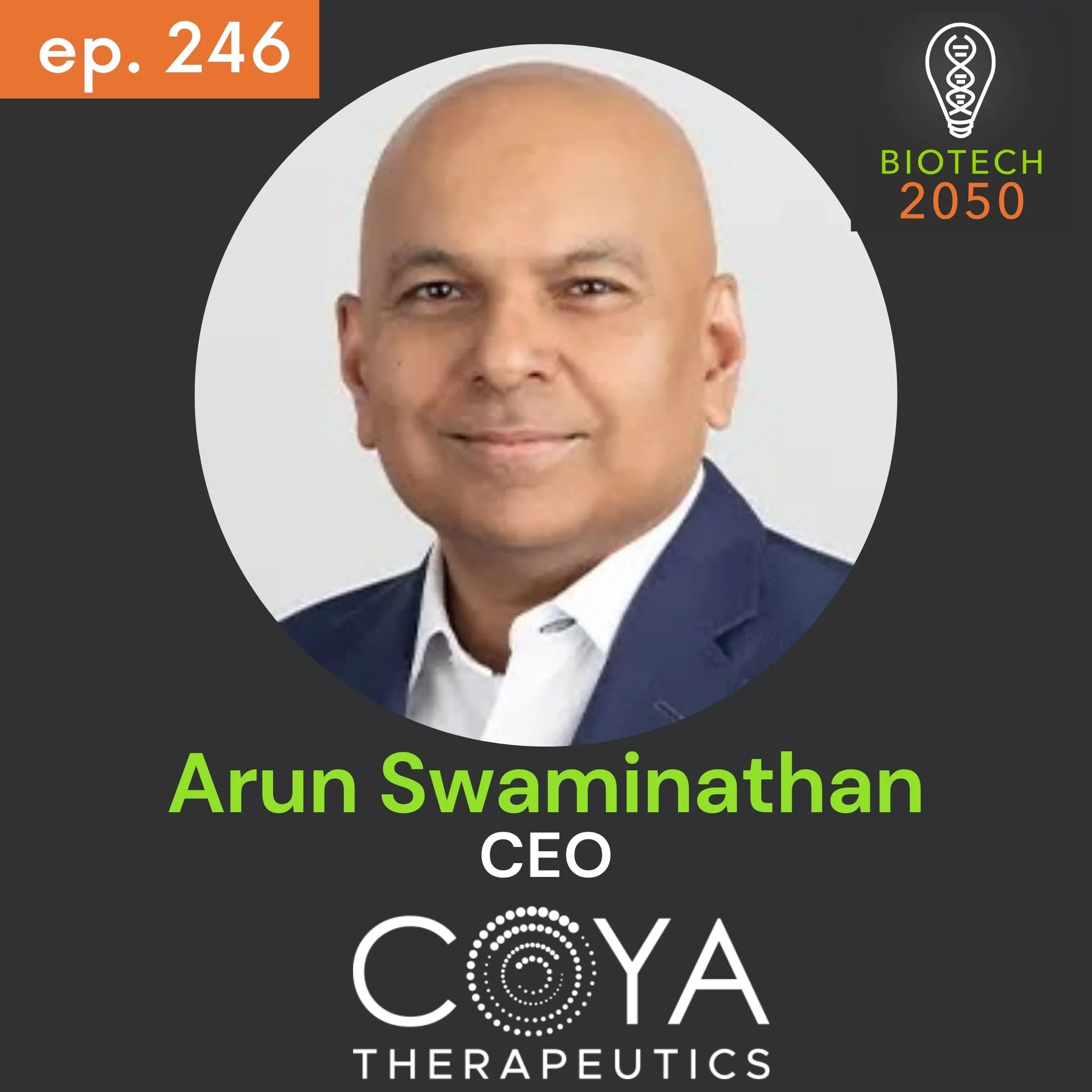 Arun Swaminathan: Coya CEO on Neuroinflammation, BD Strategy &amp; Patient-Driven Biotech