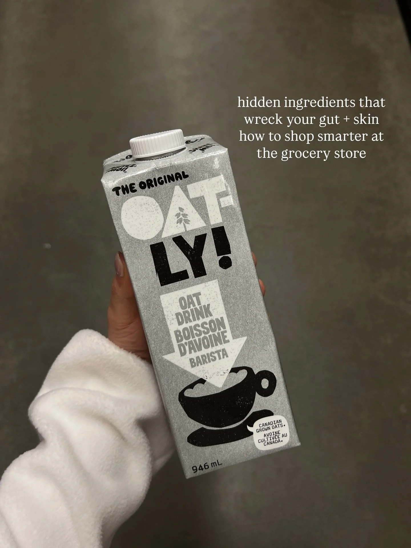 hidden ingredients don&rsquo;t always show up on the front of the label

many products are marketed as high protein, low sugar, or plant-based, but still contain ingredients that can quietly disrupt gut health, skin, hormones, and blood sugar for som