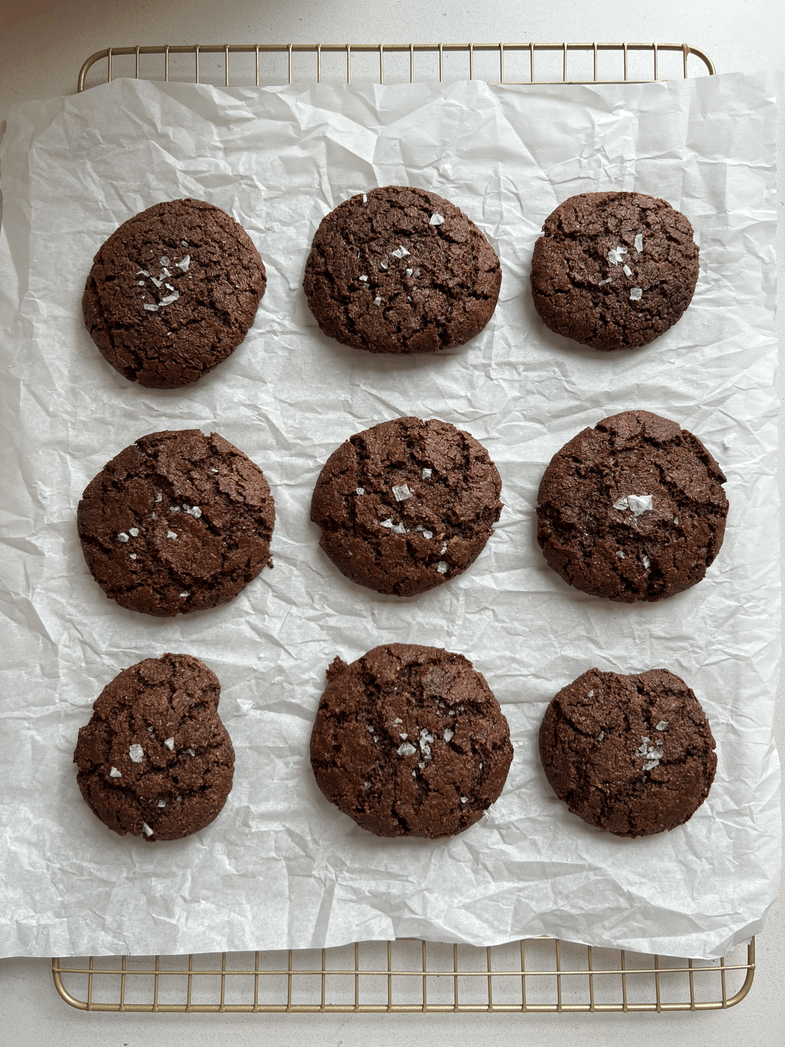 Fudgy Chocolate Almond Flour Cookies