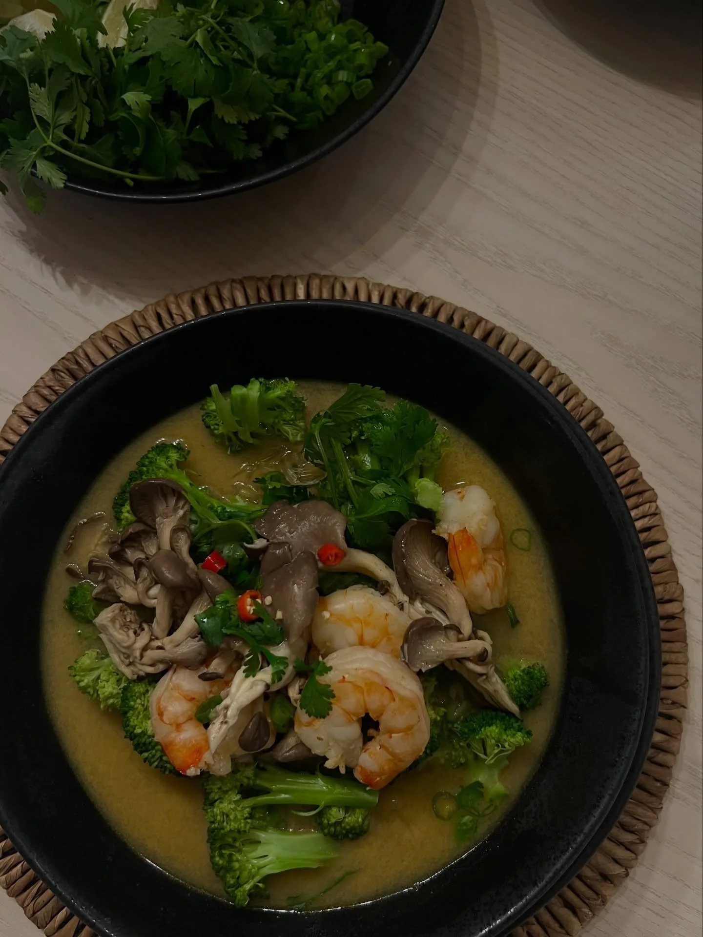Healthy Tom Yum Coconut Galangal Seafood Soup
gluten-free, dairy-free, refined sugar-free, high-protein, gut-supportive, bold + spicy, easy weeknight dinner

this one-pot tom yum coconut seafood soup is spicy, citrusy, and deeply aromatic, yet light 