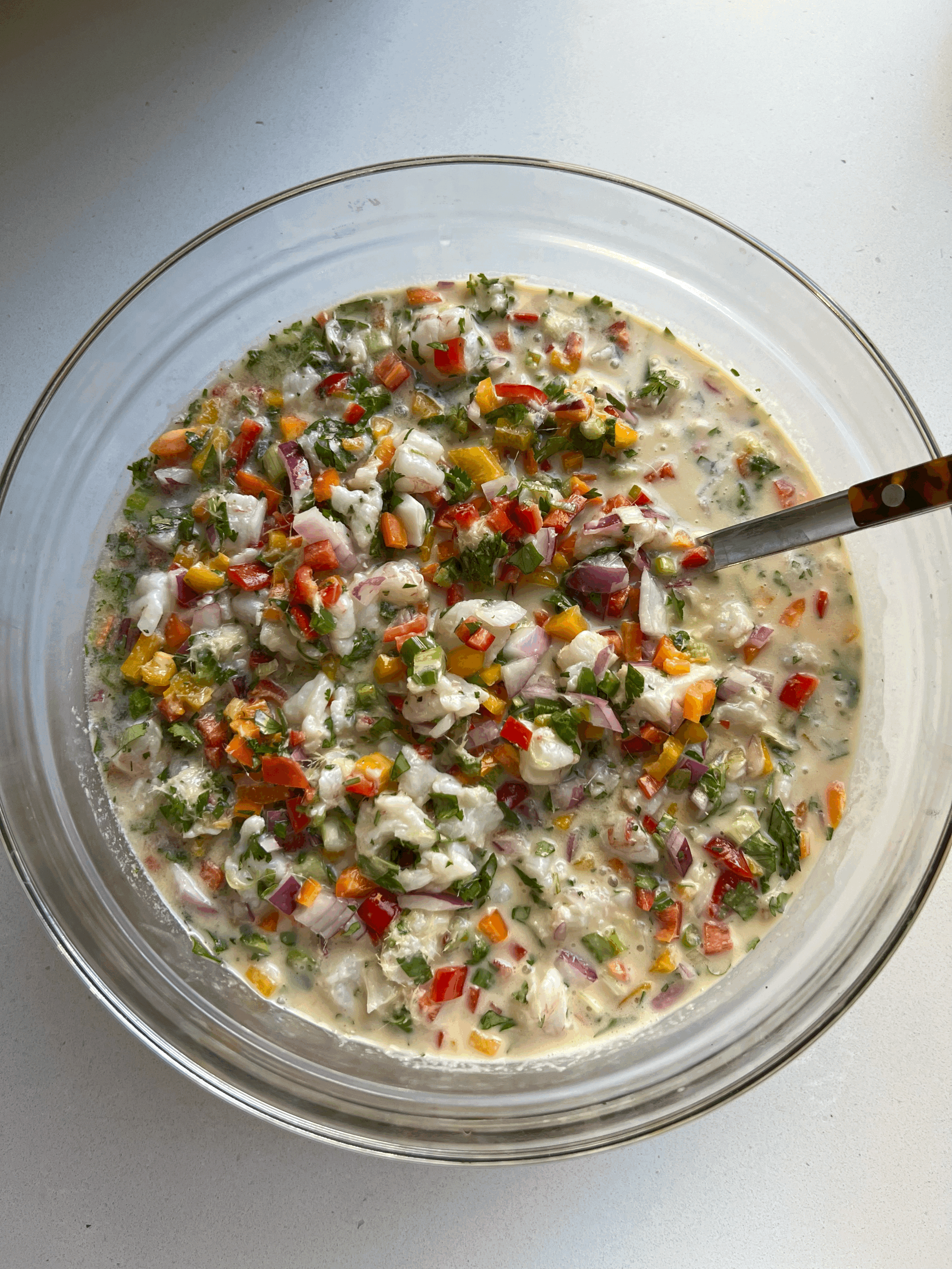 Coconut Lemongrass Prawn Ceviche
