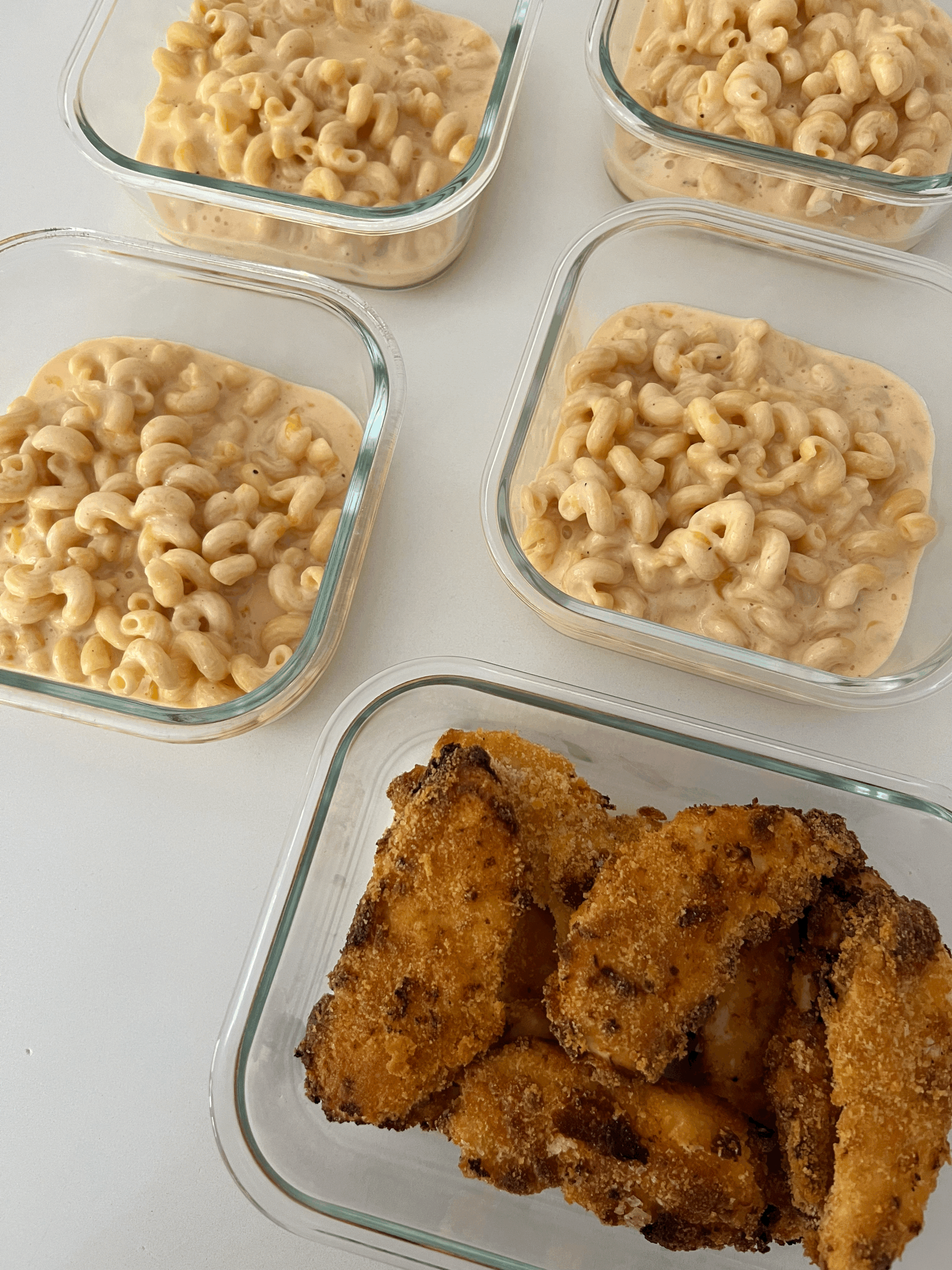High-Protein Hot Honey Crispy Chicken Mac &amp; Cheese