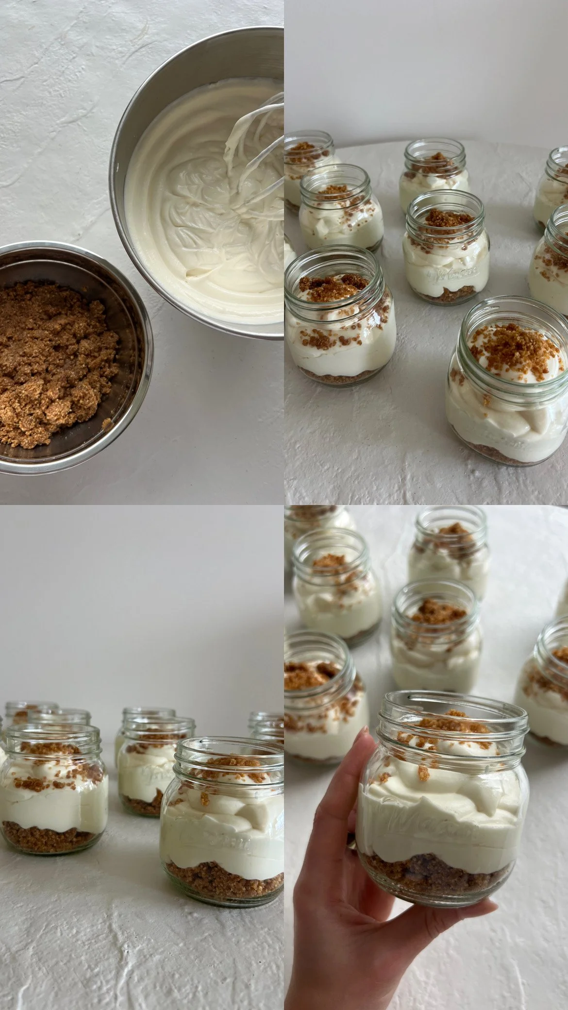 High-Protein No-Bake Cheesecake Jars