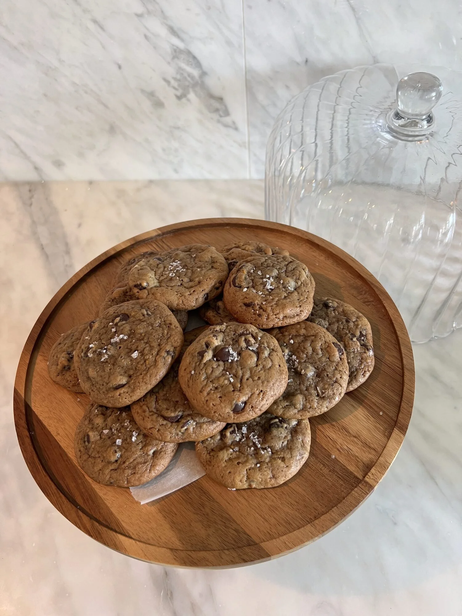Homemade chocolate chip cookies