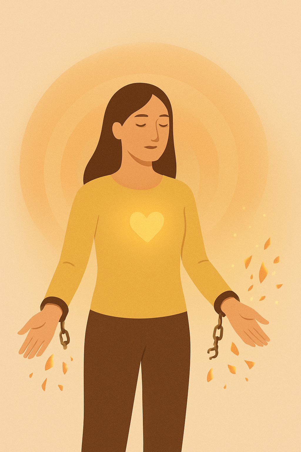 A mom releasing the emotional chains