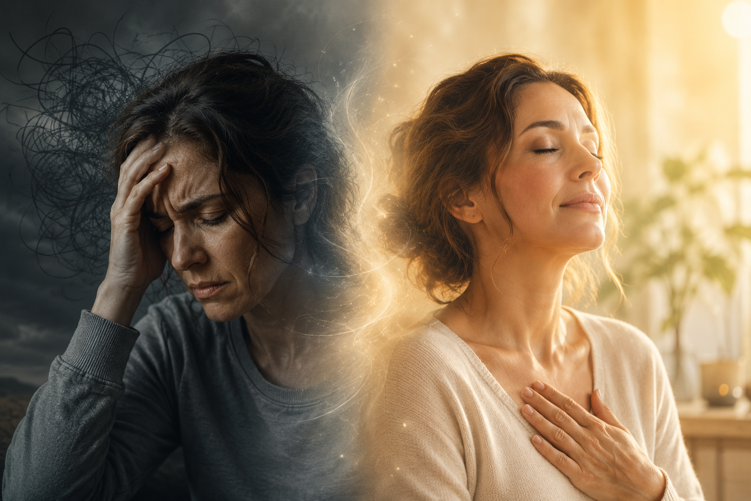 women in emotional transformation