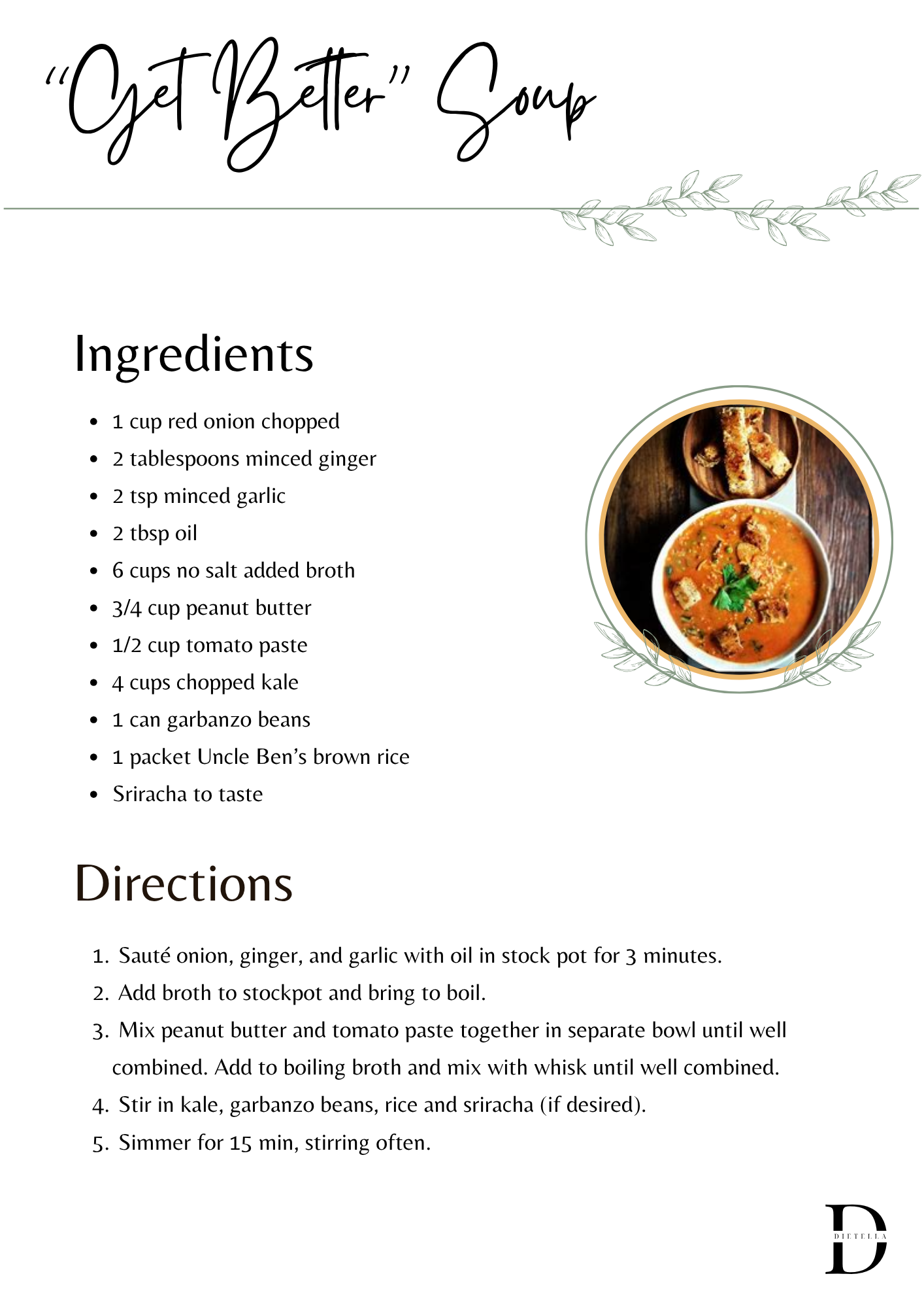 "Get Better" Soup