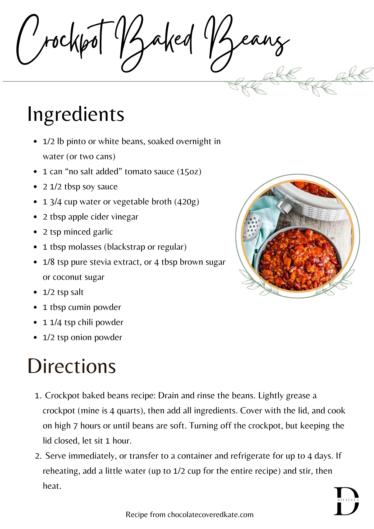 Crockpot Baked Beans