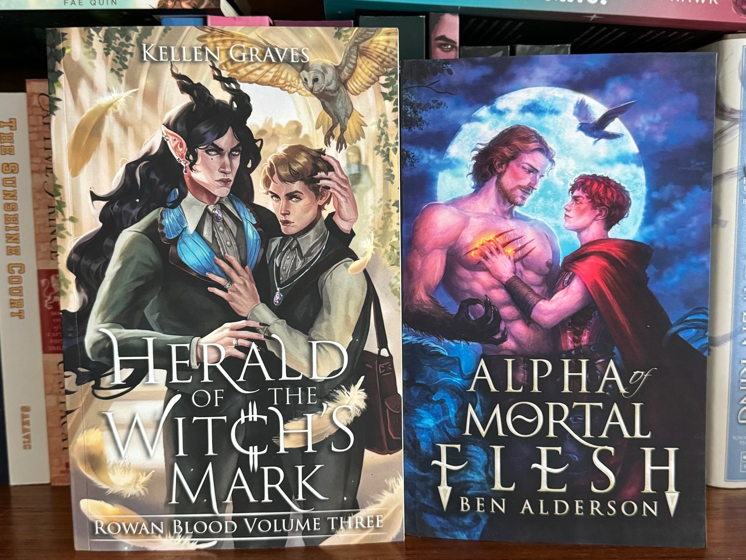 Herald of the Witch's Mark by Kellen Graves and Alpha of Mortal Flesh by Ben Alderson